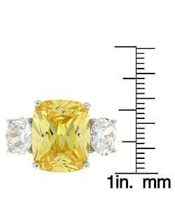 canary cz ring