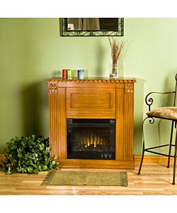 Lincolnshire Medium Oak Electric Fireplace