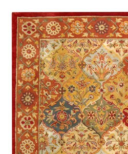 Handmade Heritage Bakhtiari Multi/ Red Wool Rug (6' x 9')