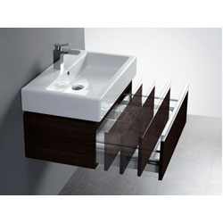 Vigo Avalon Wenge Bathroom Vanity Set