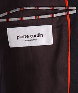 Pierre Cardin Men's 3-button Black Blazer