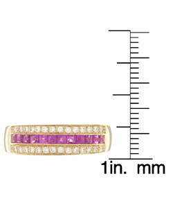 Encore by Le Vian 14k Gold Ruby 1/5ct TDW Diamond Ring