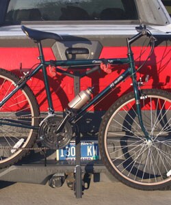 Grip Hitch Mounted Bike Carrier for Two Bikes
