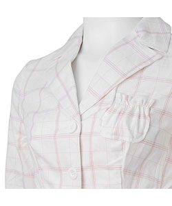 Archangel Plaid 3-button Junior's Blazer