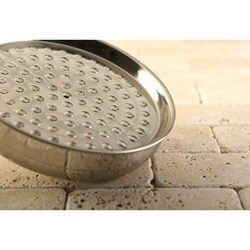 Satin Nickel Victorian Showerhead and Arm