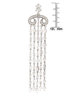 Charles Winston Cubic Zirconia Chandelier Earrings
