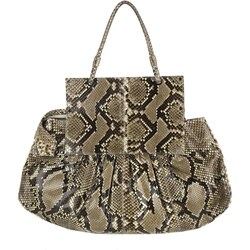Fendi Brown Snakeskin 'To You' Medium-size Bag