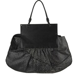 Fendi Grey/ Black Feathered Leather 'To You' Bag