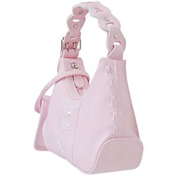 Mudd Pink Embroidered Handbag