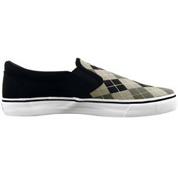 Not Of This World Grey/ Black Checkerboard Shoes
