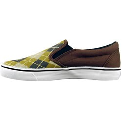 NOTW Men's Checkerboard Argyle Slip-on Shoes