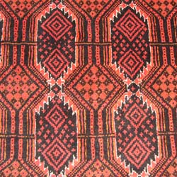 Persian Balouchi Hand-knotted Red Rug (3' x 5'6)