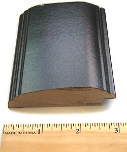Black Clock and Mirrors (Set of 7)