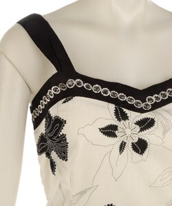 Jessica Taylor Women's Woven Floral Print Dress