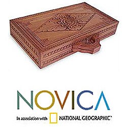 'Inner Secrets' Wooden Backgammon Set (Indonesia)