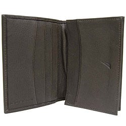Nautica Men's Leather Gusseted Card Case Wallet