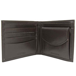 Nautica Men's Genuine Leather Billfold Wallet