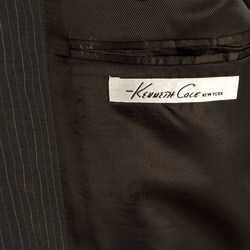Kenneth Cole Creme Label Men's Grey Wool Suit