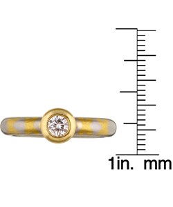 Platinum 1/3ct TDW Paloma Picasso Diamond Tiffany Ring (G, VS1)