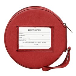 Royce Leather Circular Media Carrier