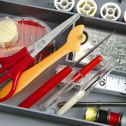Foldaway Sewing Box with Accessories