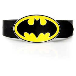 Batman Black and Yellow Belt Buckle