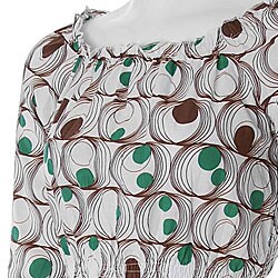 Everyday Circle Print Empire Waist Tunic Dress