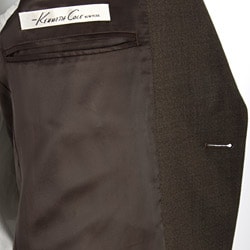 Kenneth Cole Men's Taupe Wool Suit