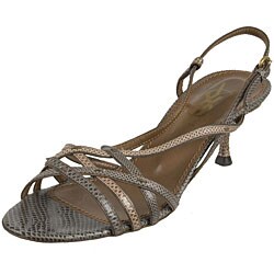 Yves Saint Laurent Women's Two-toned Python Sandals