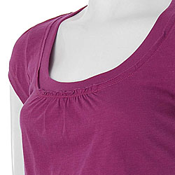 Self Esteem Junior's Scoop Neck Cap Sleeve Top