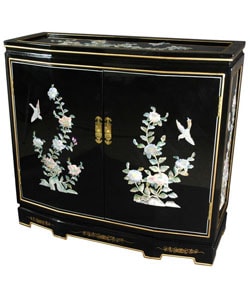 Lacquer Slant Front Cabinet (China)