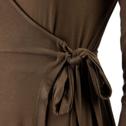 Tammy Mars Long-Sleeve Wrap Dress