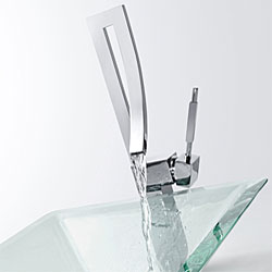 Kraus Aquamarine Sink and Millennium Bathroom Faucet