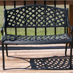 Nassau 4-piece Conversational Group Black Bench
