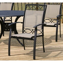 Columbia 7-piece Black Dining Set