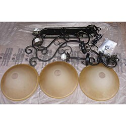 Iron 3-light Island Chandelier