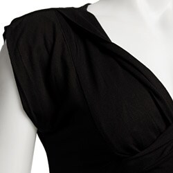 Kische Women's Cap Sleeve Twisted Bodice Dress