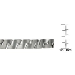 Surgical Steel Squared S Bracelet