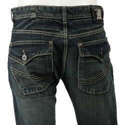 Reward Men's Straight-leg Distressed Jeans