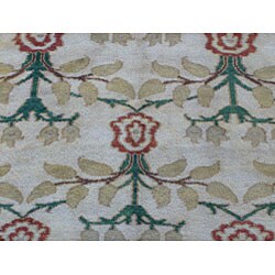 Indo William Morris Ivory Rug (6' x 9')