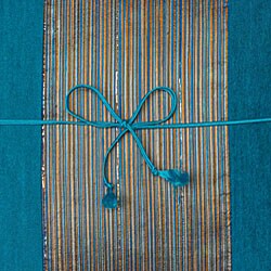 Blue Thai Silk Cushion Cover