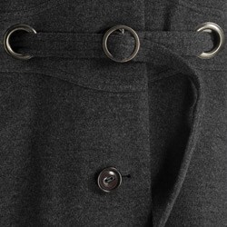 Via Spiga Plus Size Cashmere Blend Belted Grommet Walker Coat