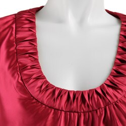 Spense Women's Pleated Scoop Neck Shirt