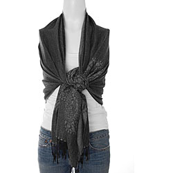 Adi Designs Pashmina Shawl with Fringe