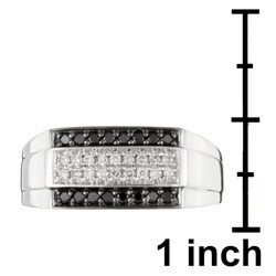 14k Gold 3/8ct TDW Diamond Men's Ring (H, I2)
