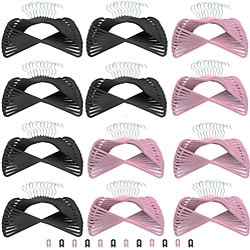 Deluxe 120-piece Flocked Clothes Hanger Mega Set