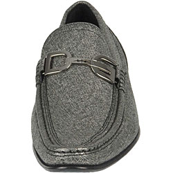 Dolce & Gabbana Men's Grey Leather Slip-ons