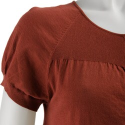 Robin Howe Women's Short-sleeve Babydoll Cardigan