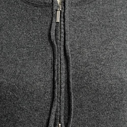 Lusso Women's Hooded Cashmere Zip Cardigan