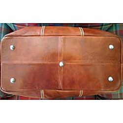 Floto Piana Olive Brown Leather Tote